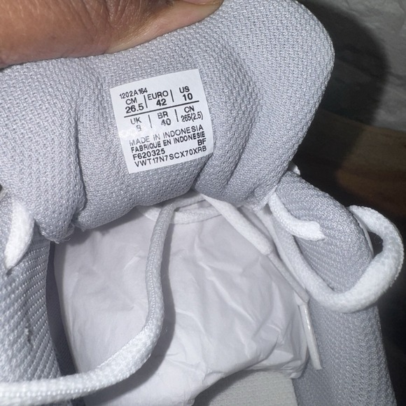 ASICS GEL-1130 White Bisque Running Shoes Women's 10 / Men 8.5 1202A164-123 NIB - Picture 5 of 8